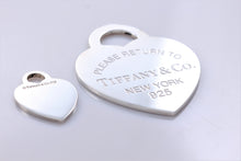 Load image into Gallery viewer, Return To Tiffany &amp; Co. Silver Extra Extra Large Heart Charm Pendant
