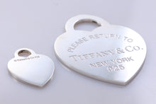 Load image into Gallery viewer, Return To Tiffany &amp; Co. Silver Extra Extra Large Heart Charm Pendant
