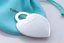 Load image into Gallery viewer, Return To Tiffany &amp; Co. Silver Extra Extra Large Heart Charm Pendant
