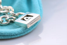 Load image into Gallery viewer, Tiffany &amp; Co. Silver Letter &quot;A&quot; Padlock Bracelet
