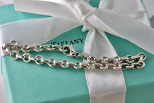 Load image into Gallery viewer, Tiffany &amp; Co. Silver Italy 5mm Link Clasp 7.5&quot; Bracelet
