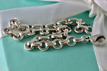 Load image into Gallery viewer, Tiffany &amp; Co. Silver Italy 5mm Link Clasp 7.5&quot; Bracelet
