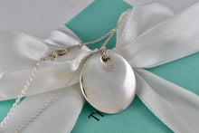 Load image into Gallery viewer, Tiffany &amp; Co. Elsa Peretti Silver Medium 24mm Circle Disc Pendant 16&quot; Necklace
