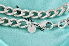 Load image into Gallery viewer, Tiffany &amp; Co. Silver Twisted Cable Link Chain 17&quot; Necklace
