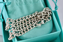 Load image into Gallery viewer, Tiffany &amp; Co. Silver Twisted Cable Link Chain 17&quot; Necklace
