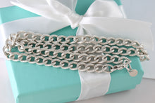 Load image into Gallery viewer, Tiffany &amp; Co. Silver Twisted Cable Link Chain 17&quot; Necklace
