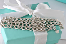 Load image into Gallery viewer, Tiffany &amp; Co. Silver Twisted Cable Link Chain 17&quot; Necklace
