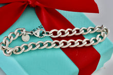 Load image into Gallery viewer, Tiffany &amp; Co. Silver Twisted Cable Link Chain 7.5&quot; Bracelet
