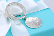 Load image into Gallery viewer, Tiffany &amp; Co. Silver World Globe Key ring Keychain

