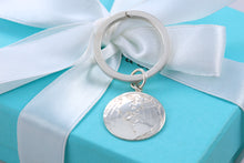 Load image into Gallery viewer, Tiffany &amp; Co. Silver World Globe Key ring Keychain
