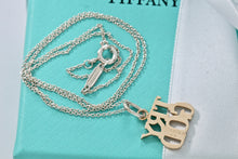 Load image into Gallery viewer, Tiffany &amp; Co. 14K Gold &quot;Try God&quot; Pendant w/Silver Chain Necklace
