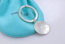 Load image into Gallery viewer, Tiffany &amp; Co. Silver World Globe Key ring Keychain
