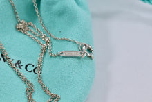 Load image into Gallery viewer, Tiffany &amp; Co. Silver Mini Trefoil Key Pendant Necklace
