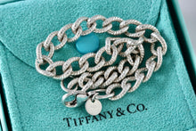 Load image into Gallery viewer, Tiffany &amp; Co. Silver Twisted Cable Link Chain 7.5&quot; Bracelet
