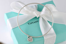 Load image into Gallery viewer, Return To Tiffany &amp; Co. Silver Mini Heart Tag Bangle Bracelet *CUSTOM*
