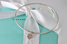 Load image into Gallery viewer, Return To Tiffany &amp; Co. Silver Mini Heart Tag Bangle Bracelet *CUSTOM*
