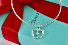 Load image into Gallery viewer, Tiffany &amp; Co. Elsa Peretti Silver Dangle Apple Bangle Bracelet *CUSTOM*
