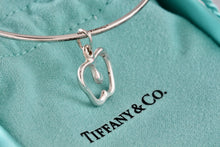 Load image into Gallery viewer, Tiffany &amp; Co. Elsa Peretti Silver Dangle Apple Bangle Bracelet *CUSTOM*
