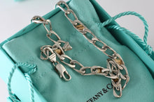 Load image into Gallery viewer, Tiffany &amp; Co. 18k Gold &amp; Silver Figaro Cuban Link 16&quot; Necklace
