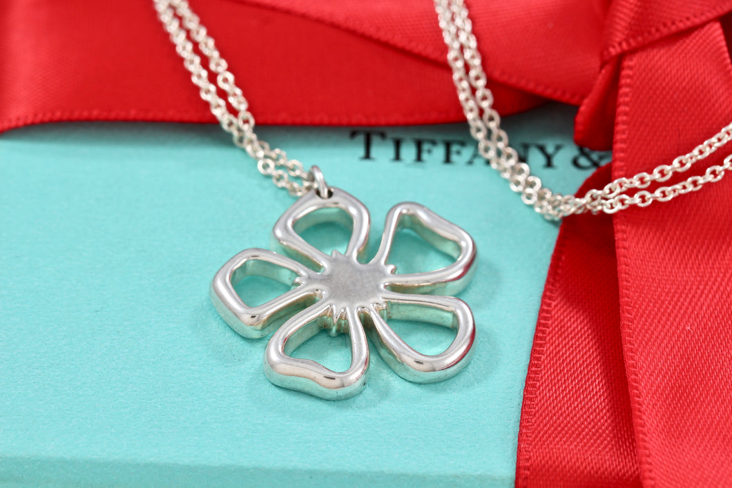 Tiffany & Co. Open Flower Pendant 16