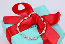 Load image into Gallery viewer, Tiffany &amp; Co. Elsa Peretti Silver Bean Link 7.75&quot; Bracelet
