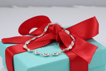 Load image into Gallery viewer, Tiffany &amp; Co. Elsa Peretti Silver Bean Link 7.75&quot; Bracelet

