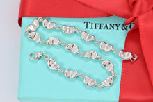 Load image into Gallery viewer, Tiffany &amp; Co. Elsa Peretti Silver Bean Link 7.75&quot; Bracelet
