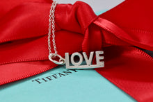 Load image into Gallery viewer, Tiffany &amp; Co. Silver &quot;LOVE&quot; Pendant Chain Necklace
