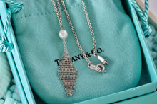 Load image into Gallery viewer, Tiffany &amp; Co. Elsa Peretti Silver Pearl Tassle Mesh 16&quot; Necklace
