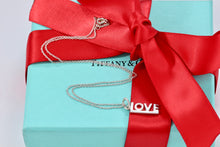 Load image into Gallery viewer, Tiffany &amp; Co. Silver &quot;LOVE&quot; Pendant Chain Necklace
