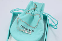 Load image into Gallery viewer, Tiffany &amp; Co. Silver &quot;LOVE&quot; Pendant Chain Necklace
