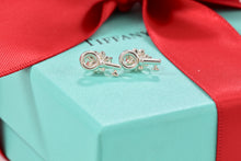 Load image into Gallery viewer, Tiffany &amp; Co. Silver Mini Key Earrings
