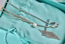 Load image into Gallery viewer, Tiffany &amp; Co. Elsa Peretti Silver Pearl Tassle Mesh 16&quot; Necklace
