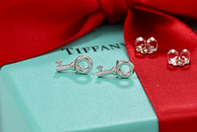 Load image into Gallery viewer, Tiffany &amp; Co. Silver Mini Key Earrings
