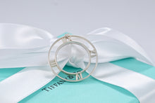 Load image into Gallery viewer, Tiffany &amp; Co. Atlas Silver Large Round Medallion Pendant Necklace
