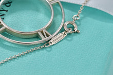 Load image into Gallery viewer, Tiffany &amp; Co. Atlas Silver Large Round Medallion Pendant Necklace
