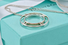Load image into Gallery viewer, Tiffany &amp; Co. Atlas Silver Large Round Medallion Pendant Necklace
