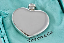 Load image into Gallery viewer, Tiffany &amp; Co. Silver Vintage Heart Shaped Perfume Bottle
