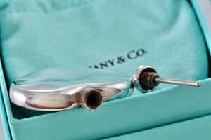 Tiffany & Co. Silver Vintage Heart Shaped Perfume Bottle