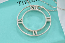 Load image into Gallery viewer, Tiffany &amp; Co. Atlas Silver Large Round Medallion Pendant Necklace
