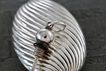 Load image into Gallery viewer, Tiffany &amp; Co. Silver Vintage Oval Spiral Twist Perfume Bottle Pendant
