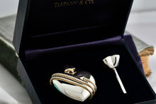 Load image into Gallery viewer, Tiffany &amp; Co. Arrow Heart Perfume Bottle &amp; Funnel 2 Pc. Set w/ Box
