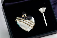 Load image into Gallery viewer, Tiffany &amp; Co. Arrow Heart Perfume Bottle &amp; Funnel 2 Pc. Set w/ Box
