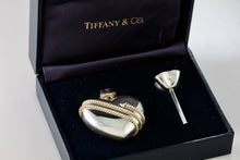 Load image into Gallery viewer, Tiffany &amp; Co. Arrow Heart Perfume Bottle &amp; Funnel 2 Pc. Set w/ Box
