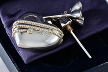 Load image into Gallery viewer, Tiffany &amp; Co. Arrow Heart Perfume Bottle &amp; Funnel 2 Pc. Set w/ Box
