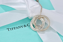 Load image into Gallery viewer, Tiffany &amp; Co. 1837 Silver Small Triple Interlocking Circles Necklace
