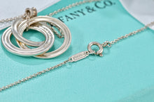 Load image into Gallery viewer, Tiffany &amp; Co. 1837 Silver Small Triple Interlocking Circles Necklace
