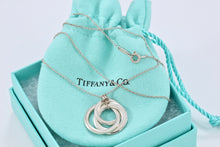 Load image into Gallery viewer, Tiffany &amp; Co. 1837 Silver Small Triple Interlocking Circles Necklace
