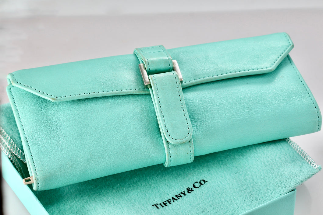 Tiffany & Co. Blue Leather 