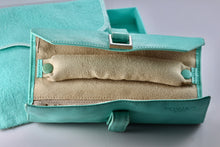 Load image into Gallery viewer, Tiffany &amp; Co. Blue Leather &quot;Safekeeping&quot; Jewelry Snap Purse
